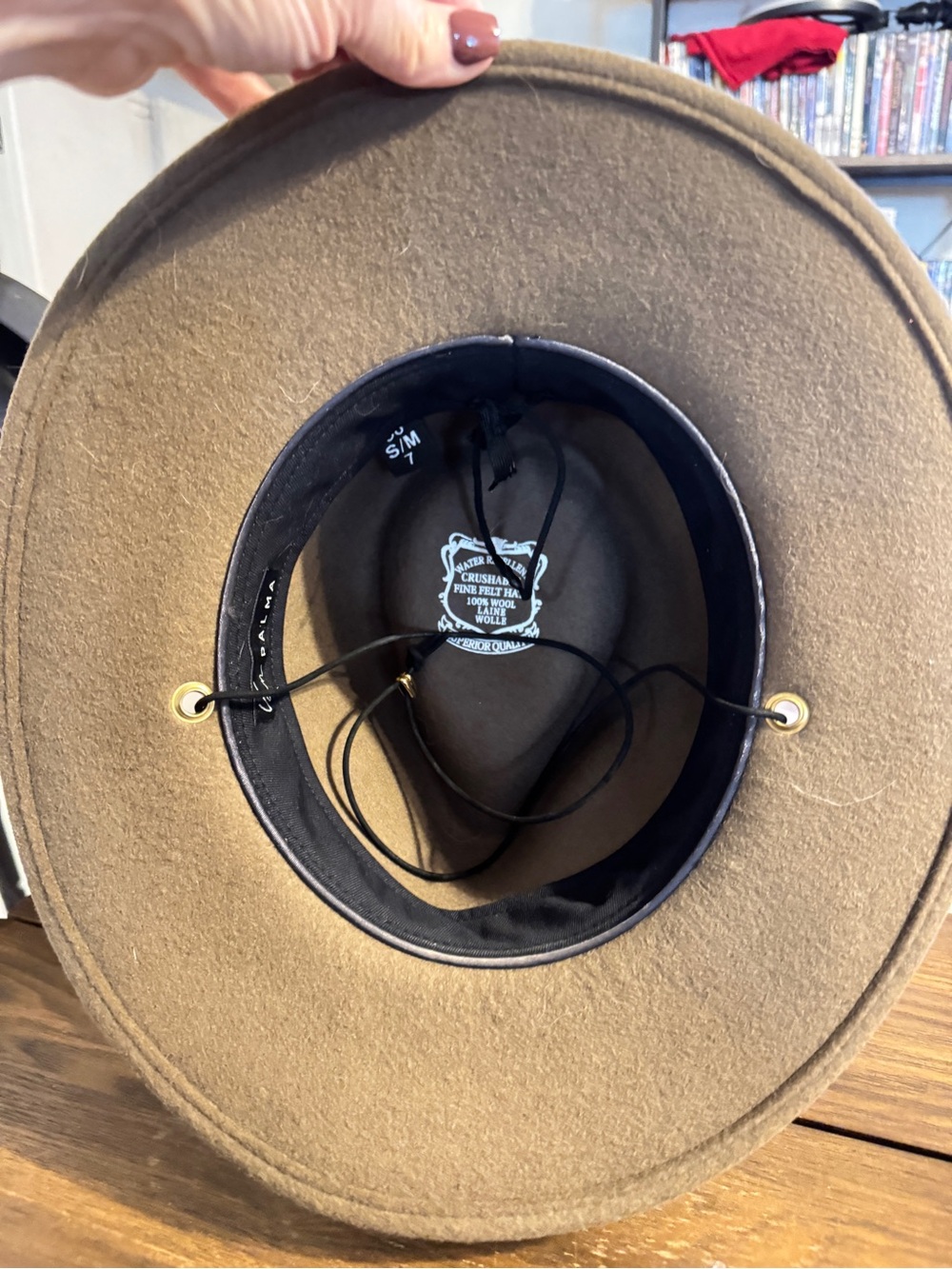 Brown Wool Fedora Hat - Van Palma - Picture 5 of 6